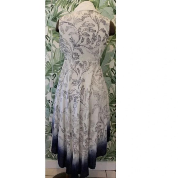 AM:PM Women's Boho Dip Dyed Wrap V-Neck Flowy Summer Dress W/ Pockets - Picture 6 of 8